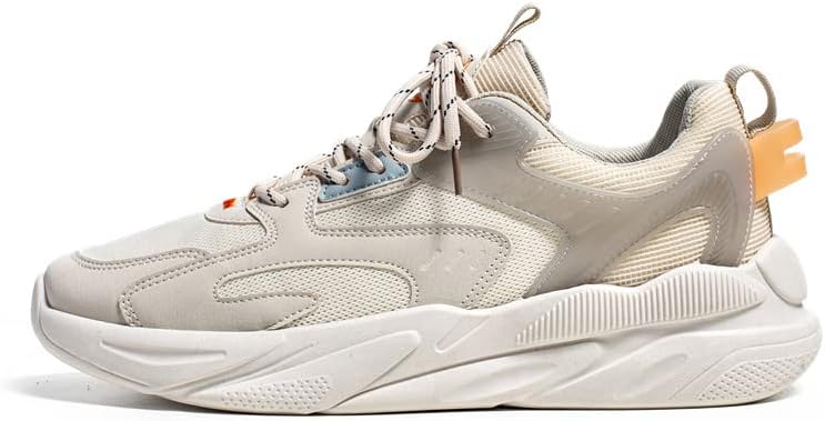 

Мужские дорожные кроссовки GSIGUL, легкие прогулочные кроссовки, амортизирующие мужские кроссовки, спортивно-повседневная обувь для мужчин, бежевый