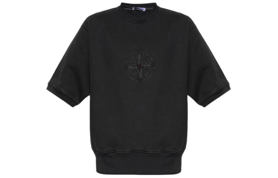 

Толстовка мужская Stone Island с короткими рукавами, черный