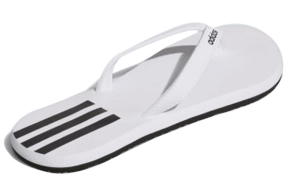 Тапочки eezay flip-flops slides white/black Adidas, белый — фото 3