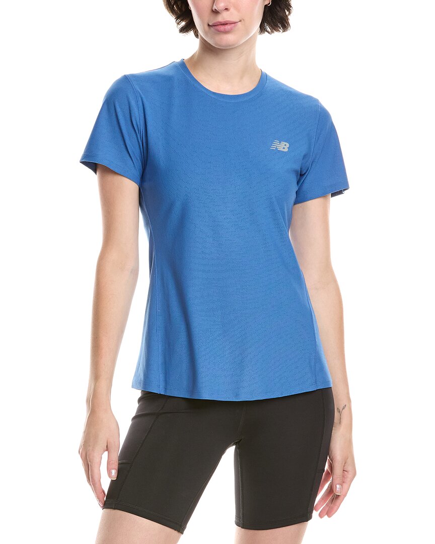 

New Balance Жаккардовая Облегающая Футболка, мультиколор