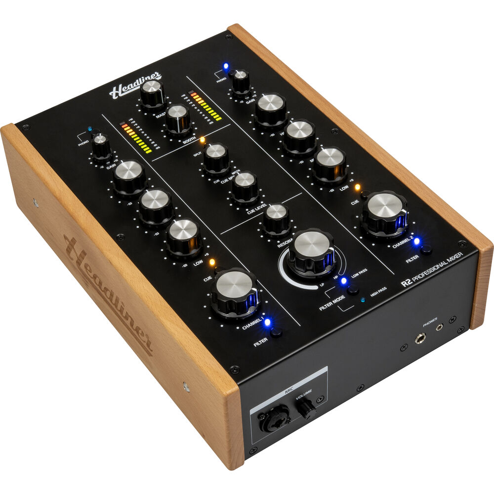 

DJ-микшер Headliner R2 2-Channel Rotary DJ Mixer HL90100