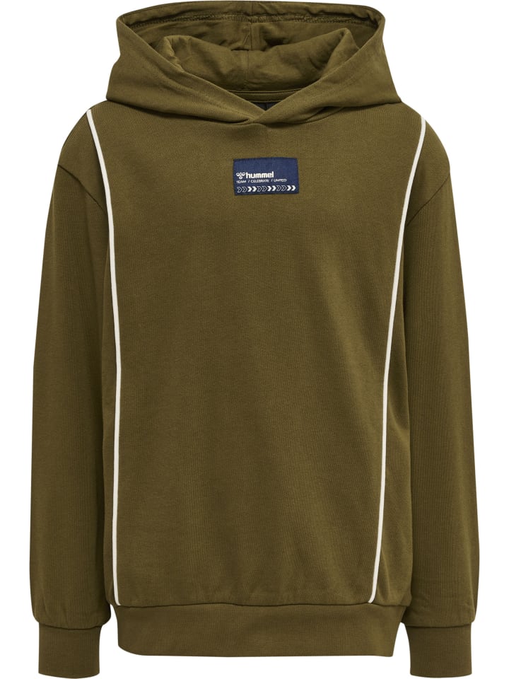 

Толстовка с капюшоном Hummel, темно-оливковый
