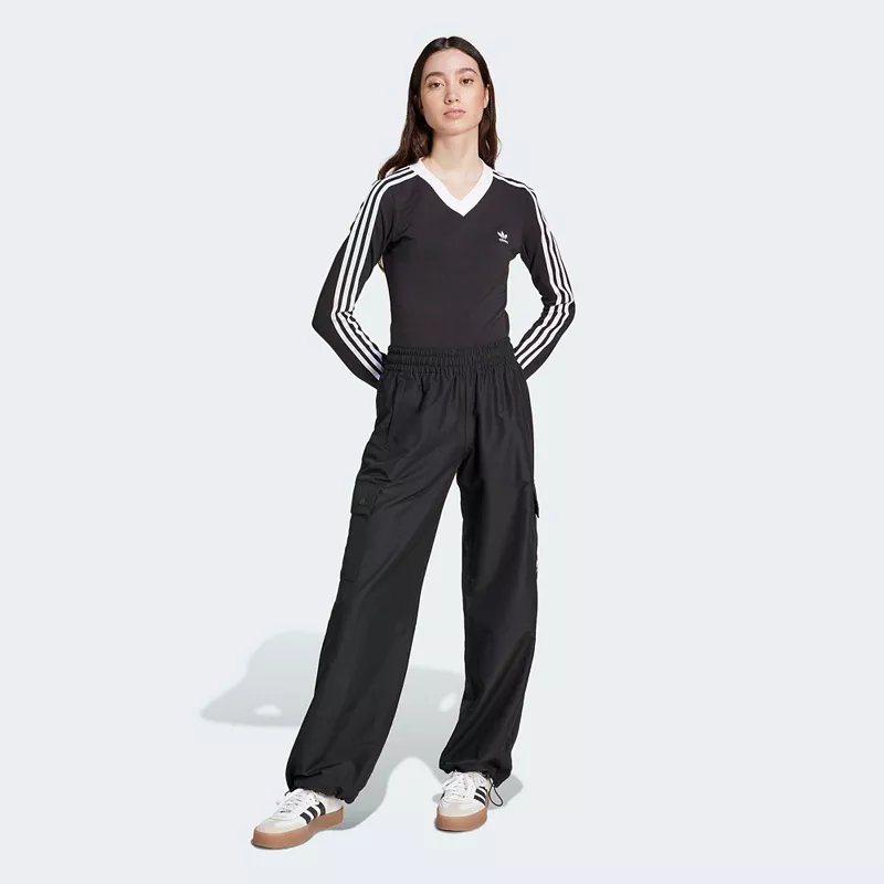 

Женские тканые брюки-карго Adidas Originals Essentials, черный