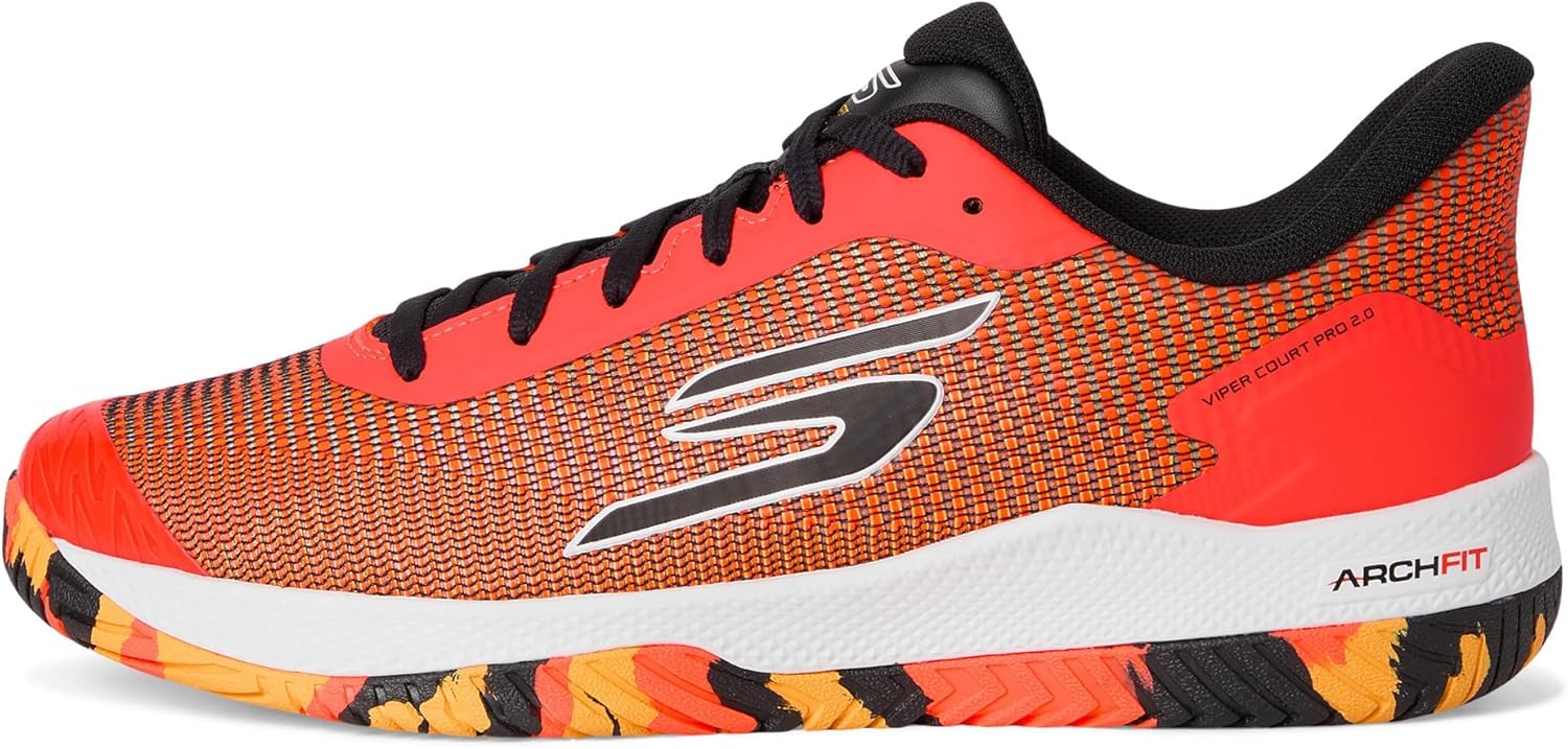Кроссовки Skechers для мужчин Pickleball Viper Court Pro 2.0, оранжевый — фото 4