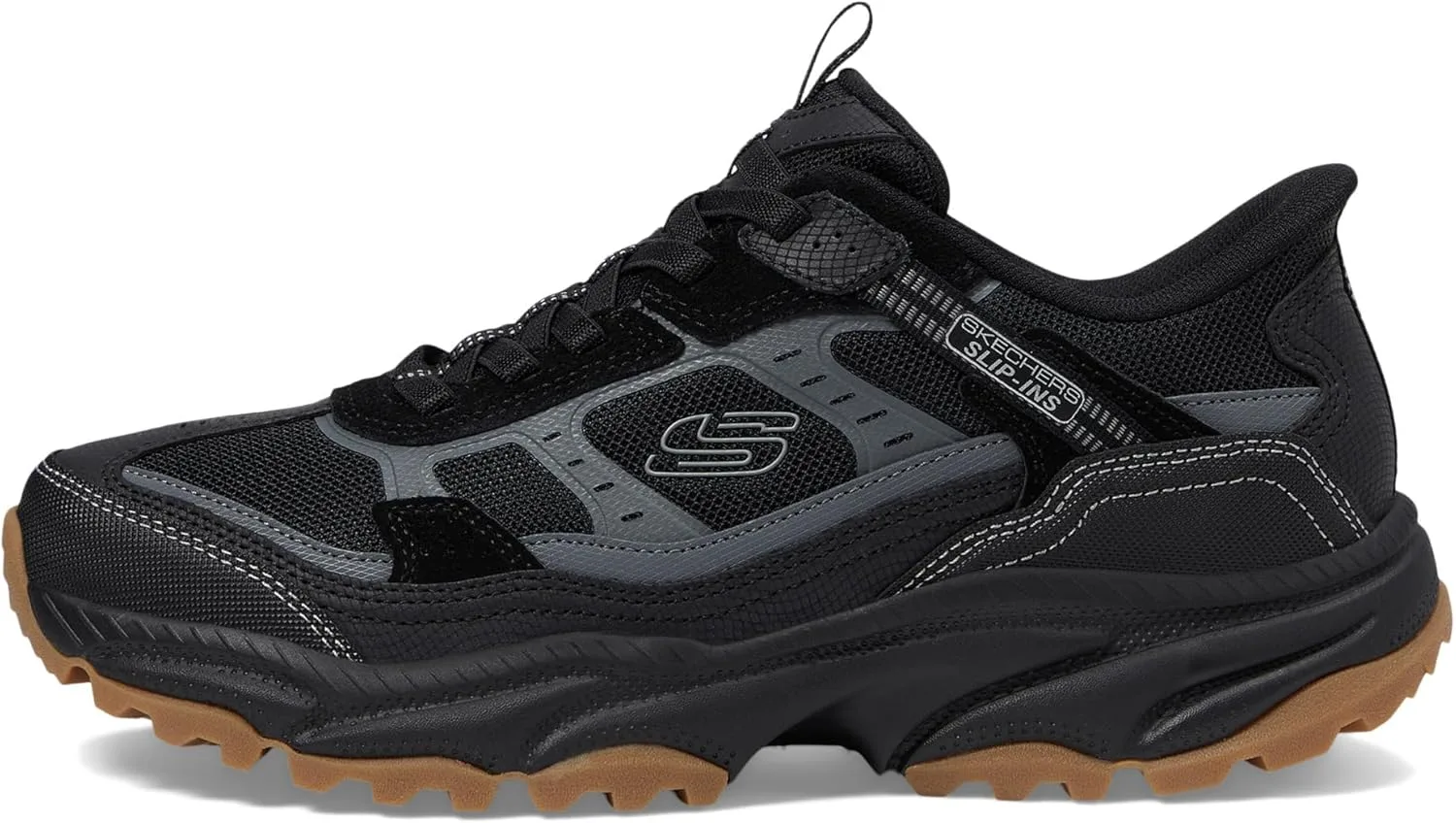Мужские слипоны Skechers Vigor, черный — фото 4