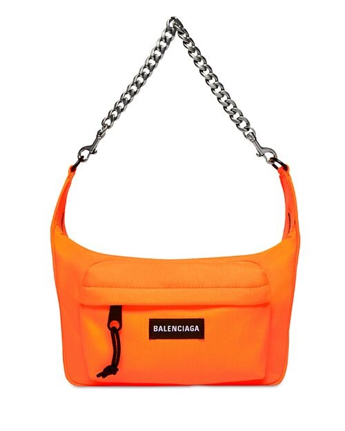 

Сумка через плечо Raver среднего размера с цепочкой Balenciaga, цвет Orange