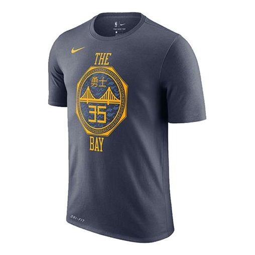 

Футболка как gsw m nk dry tee es ce nn warriors durant grey Nike, серый