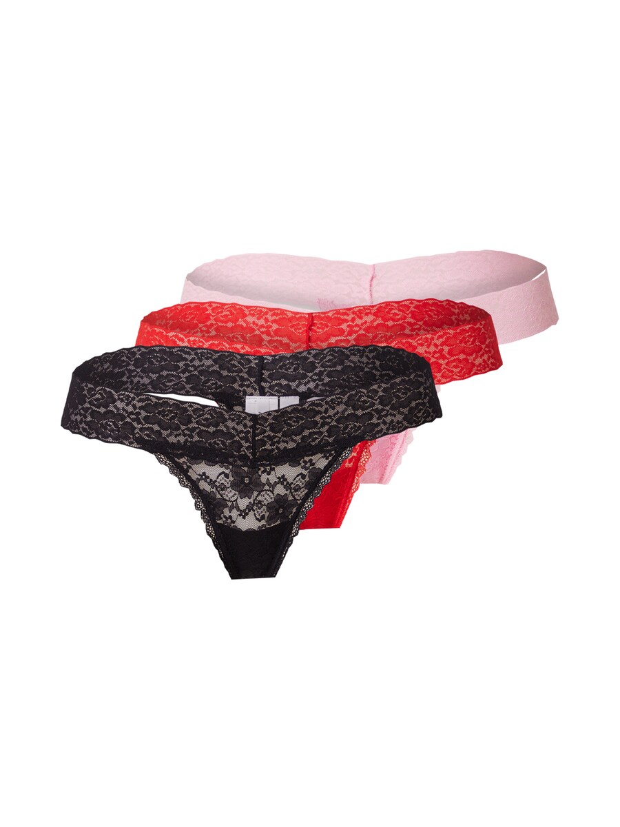 

Стринги GUESS, цвет Rose/Red/Black