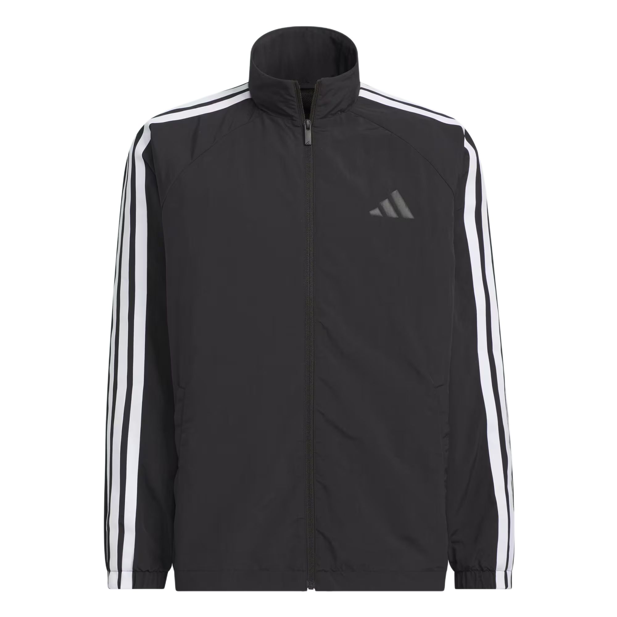 

Adidas Курка с тремя полосками для мужчин черно-белая, Black/White