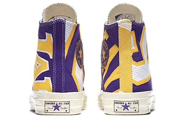 Кроссовки chuck taylor all star high premium 'los angeles lakers' Converse, фиолетовый — фото 3