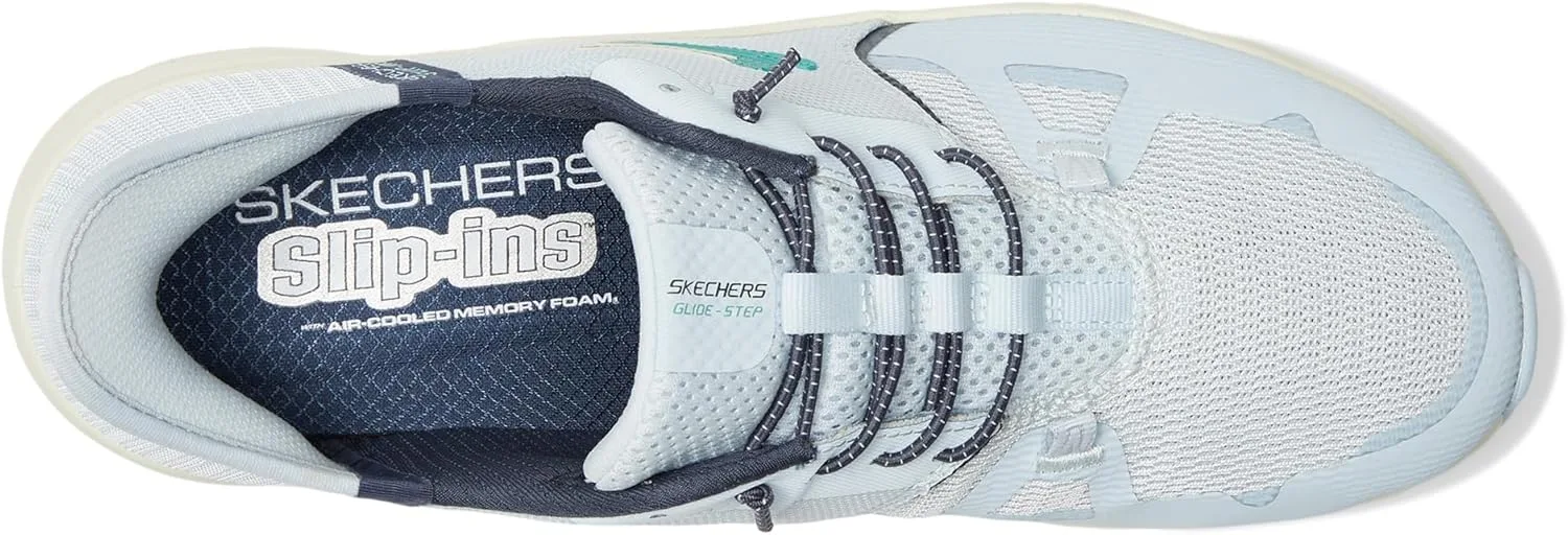 Мужские кроссовки Skechers Glide-Step Pro без шнурков, светло-голубой/светло-голубой — фото 2