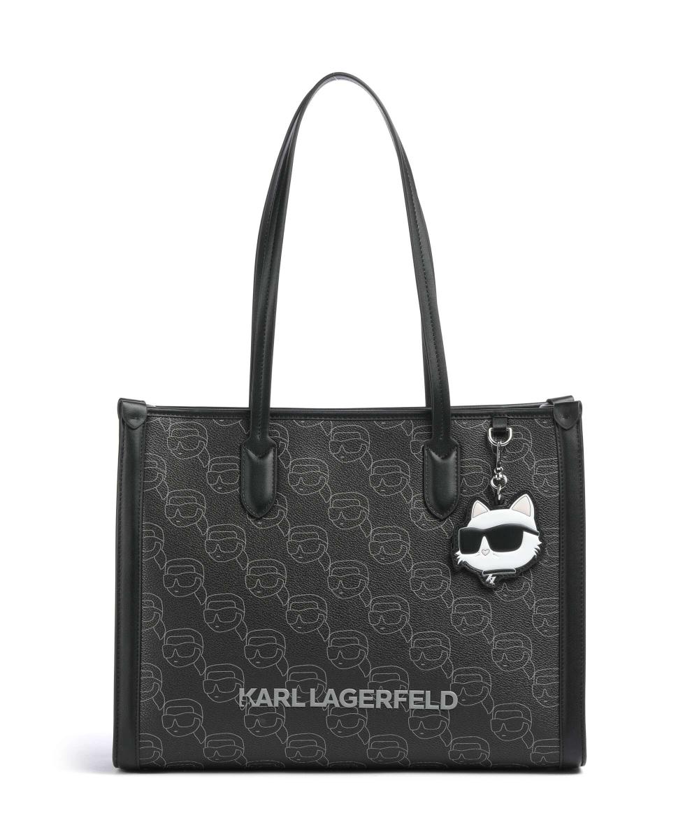 

Сумка-Шоппер K/Ikonik mono из искусственной кожи Karl Lagerfeld, черный