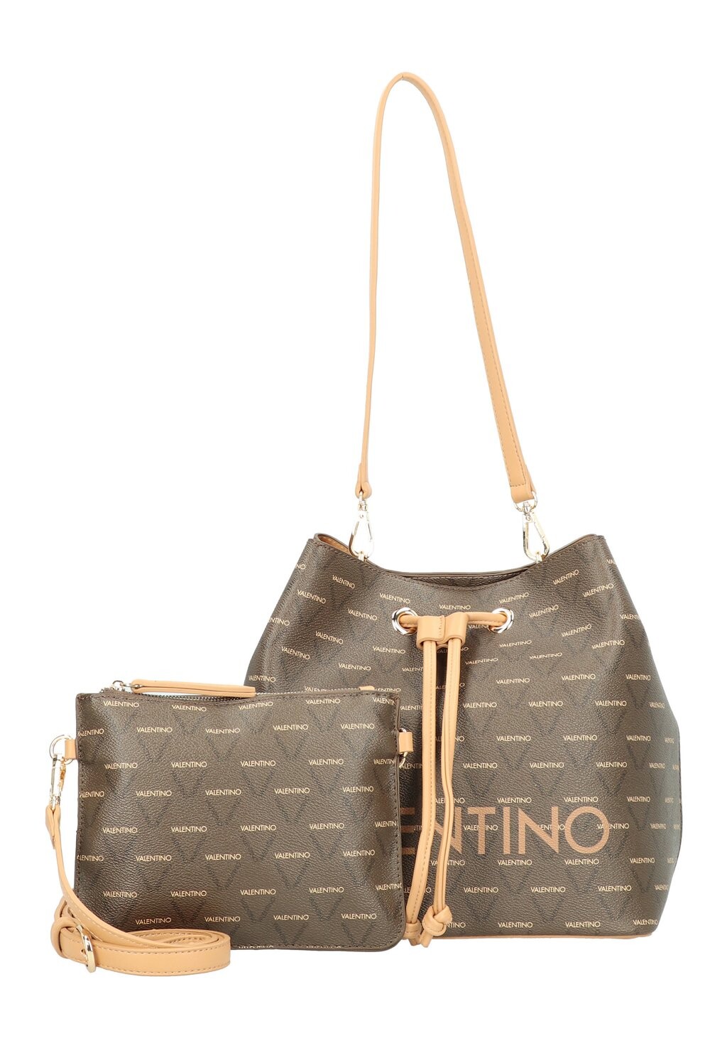 

Сумка-мешок Valentino 2 в 1 с принтом, коричневый