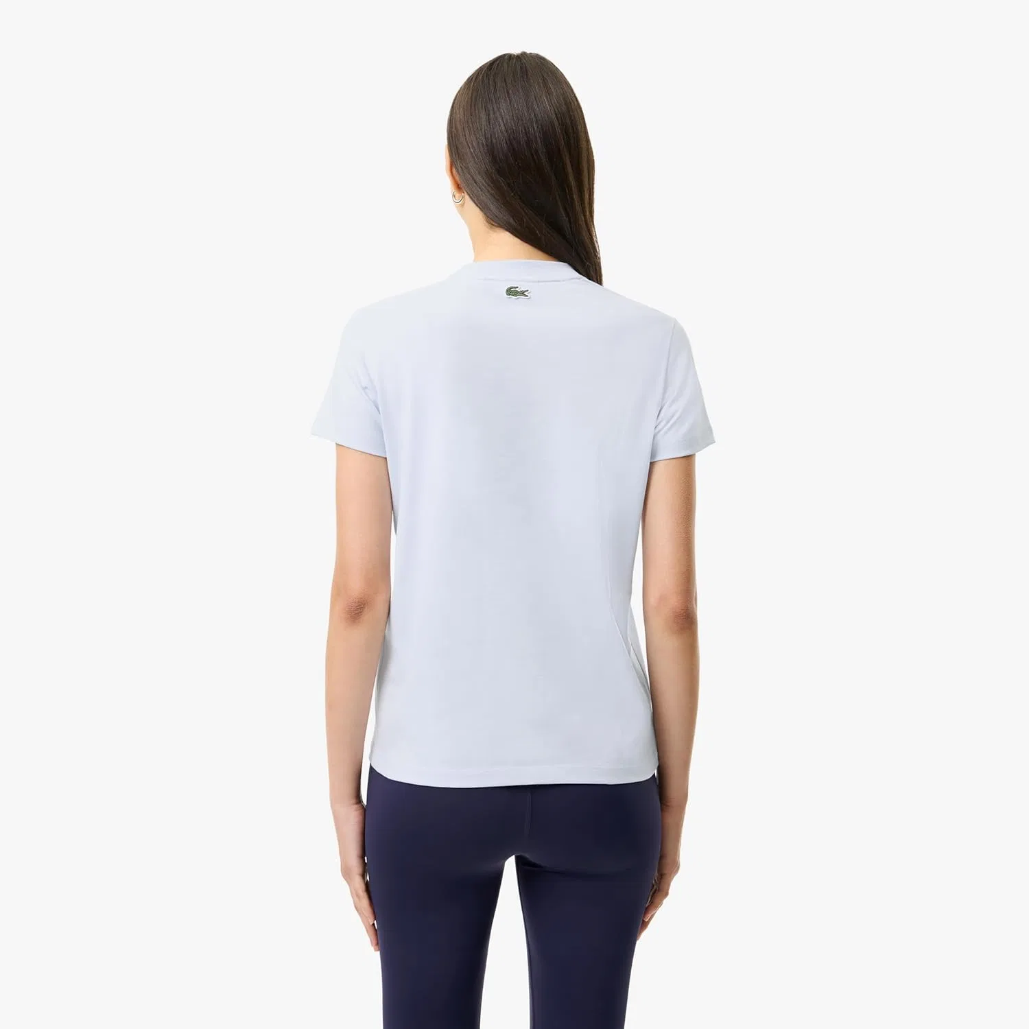 Футболка Lacoste с принтом, женская, белая — фото 3