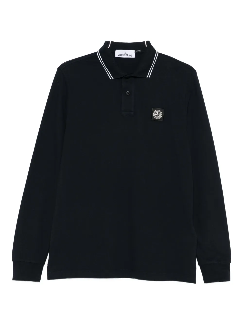 

Рубашка-поло с длинными рукавами Stone Island, синий