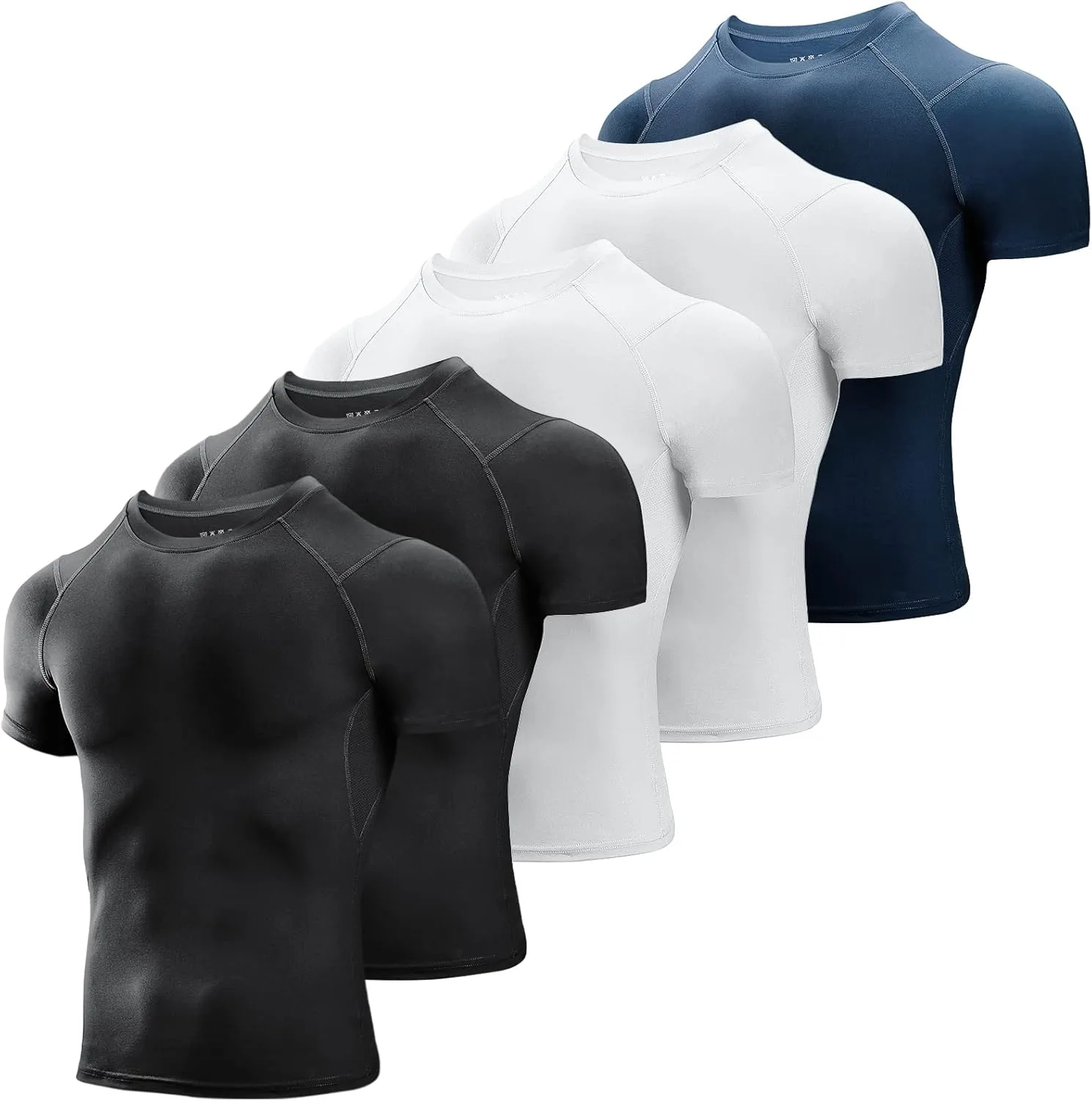 

Niksa Мужская компрессионная футболка с коротким рукавом, 3/5 шт