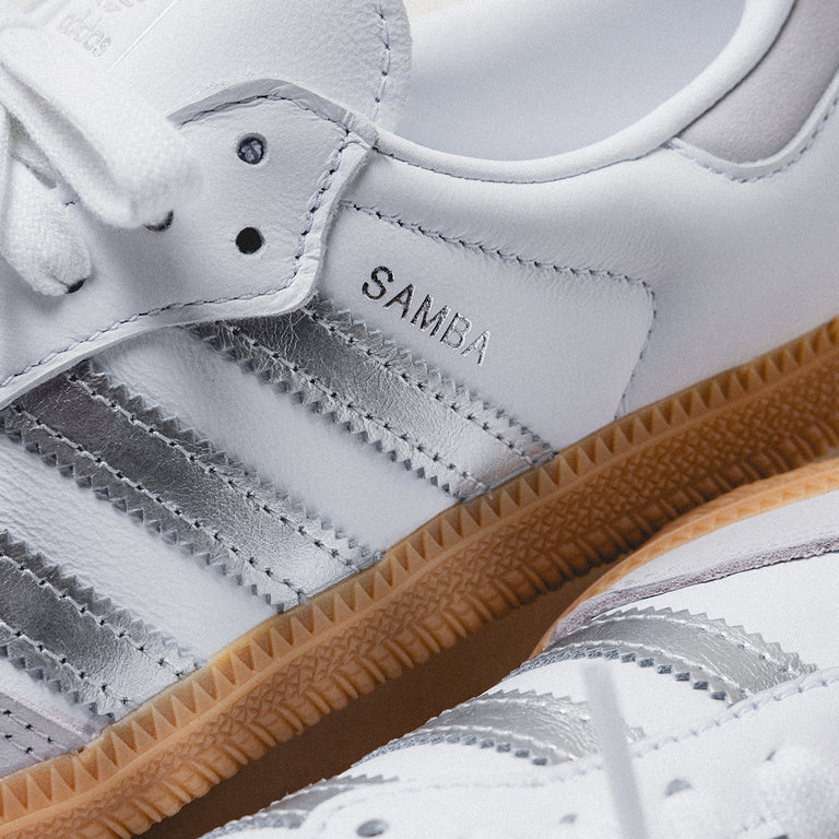 Кроссовки samba og w Adidas, белый — фото 2