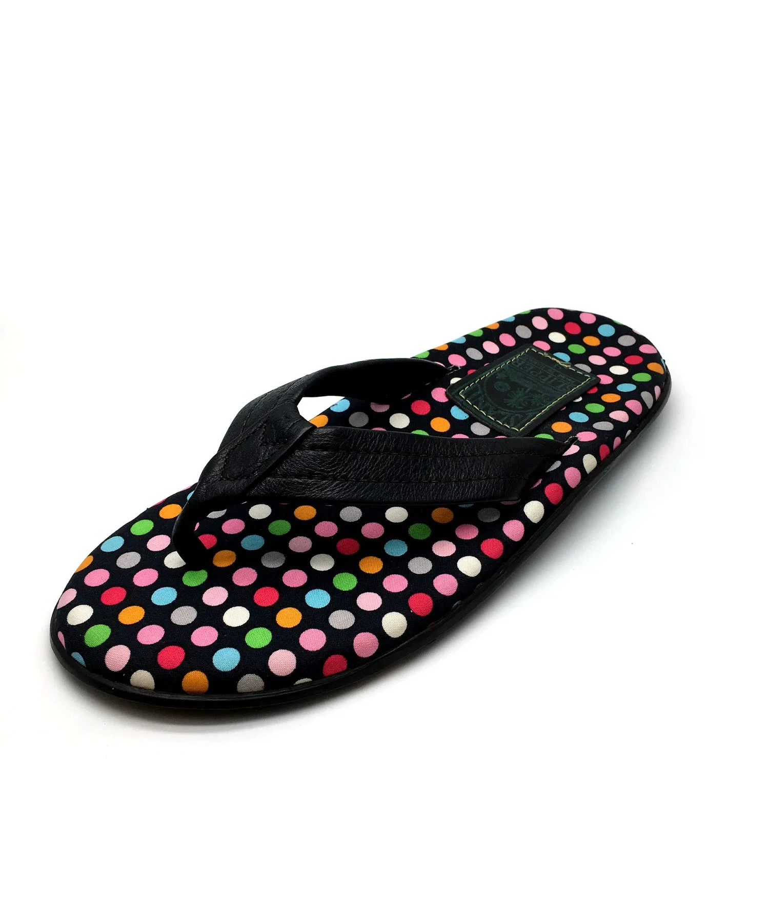 Тапочки Island Slipper / PBF202 DOTS / Кожаные сандалии