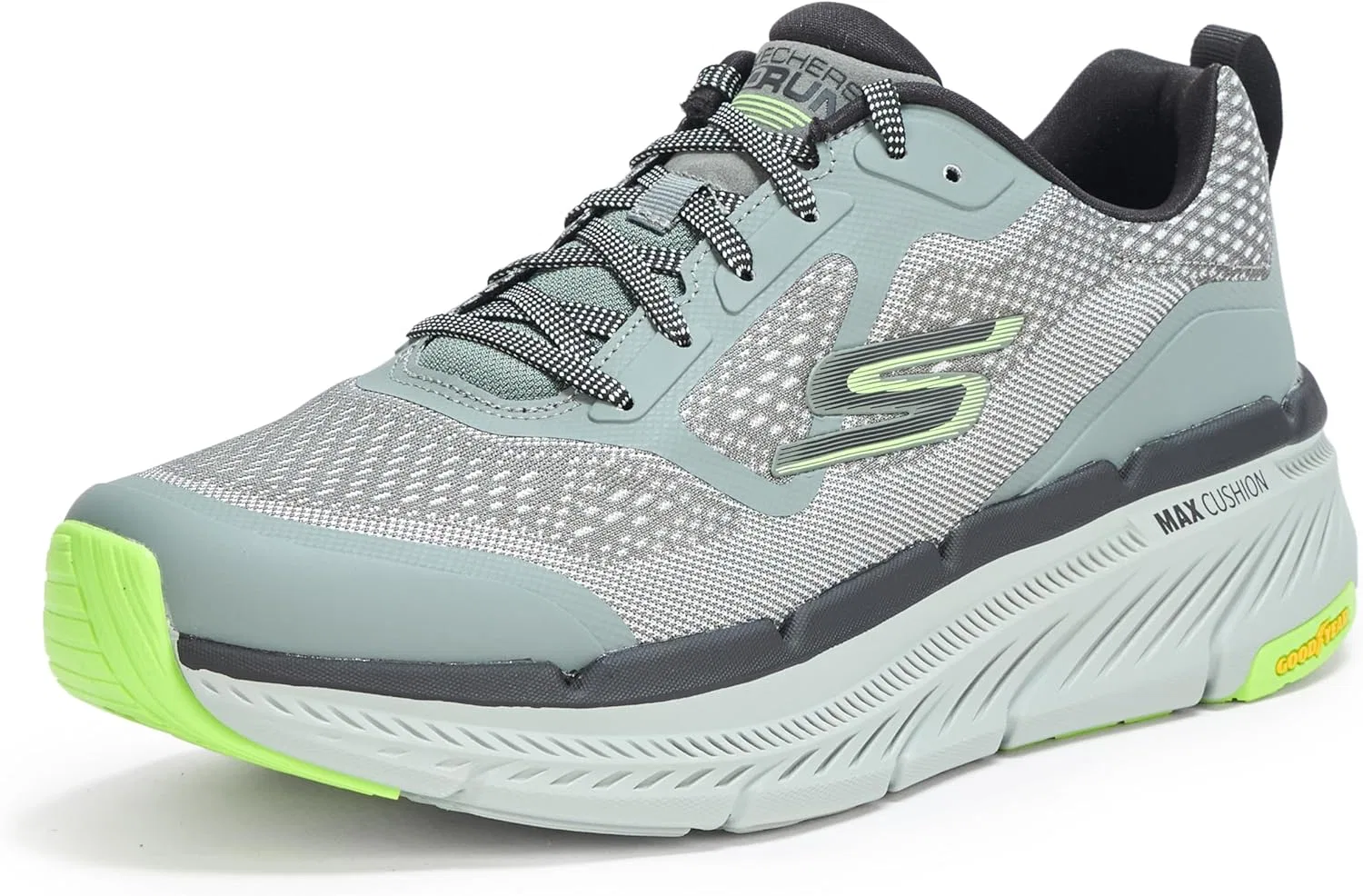 Мужские беговые кроссовки Skechers Max Cushioning Premier Vantage 2.0, Grey Lime