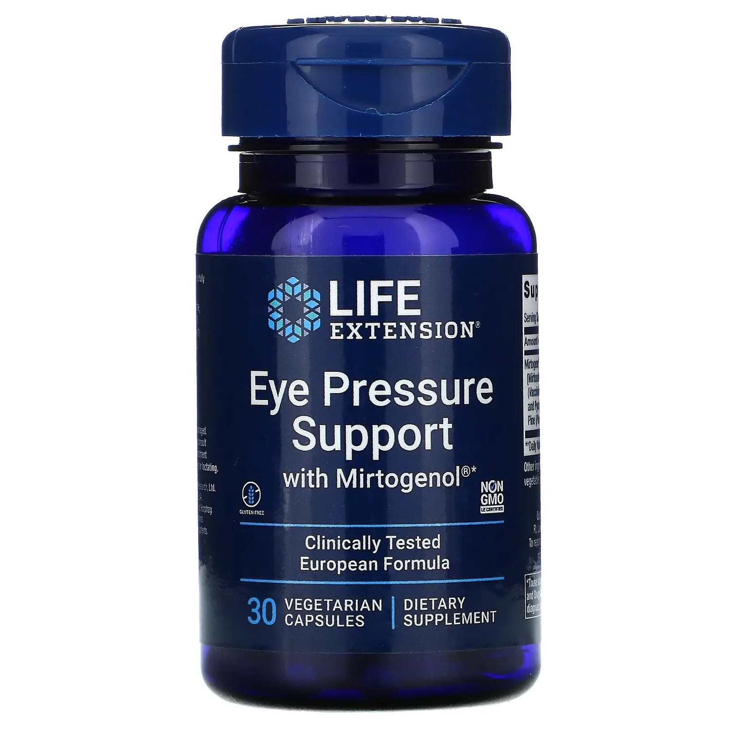 

Life Extension Eye Pressure Support с миртогенолом 30 вегетарианских капсул