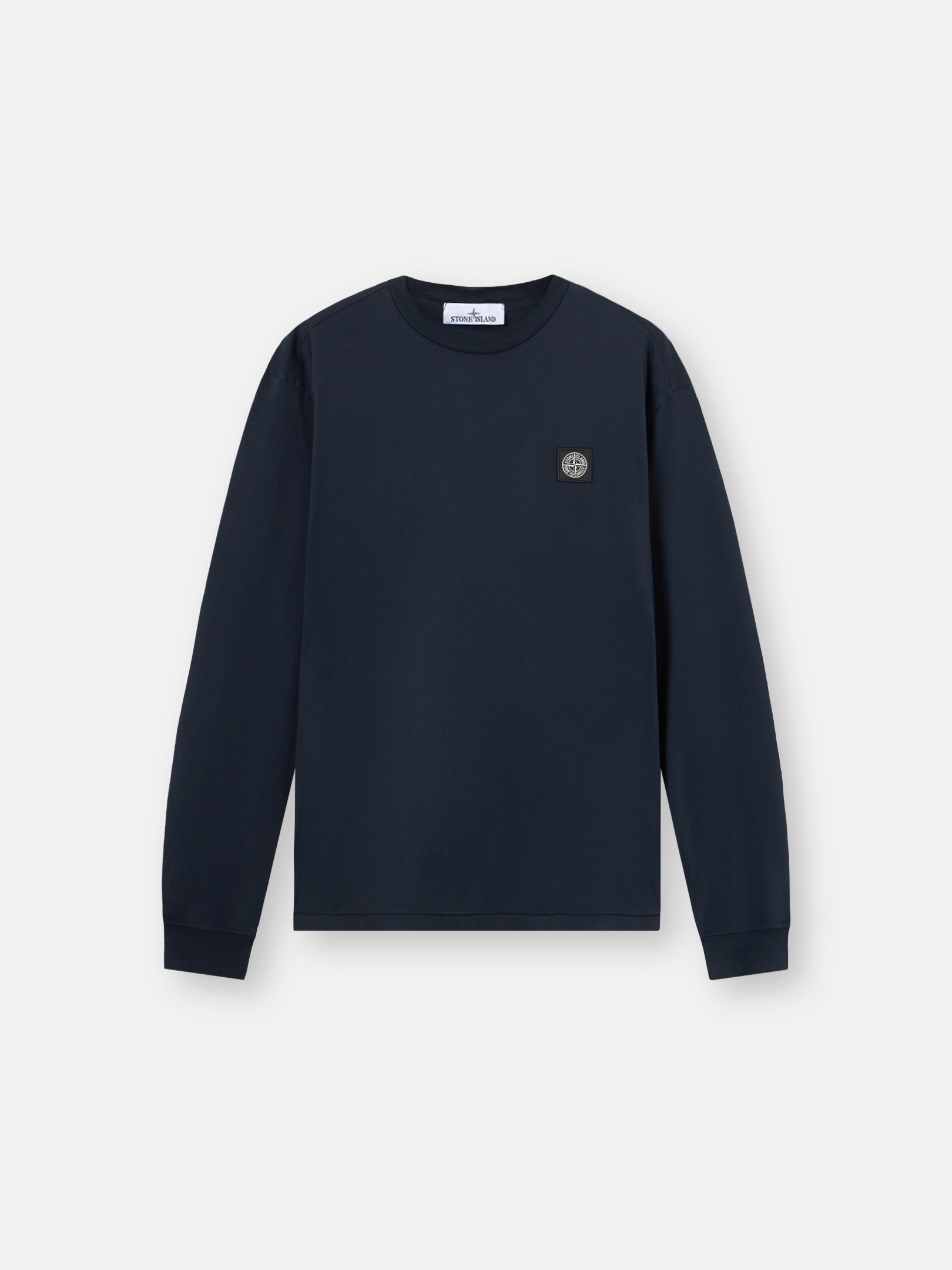

Футболка Slim Fit с длинным рукавом Stone Island 2100028 60/2 COTTON JERSEY, Navy Blue