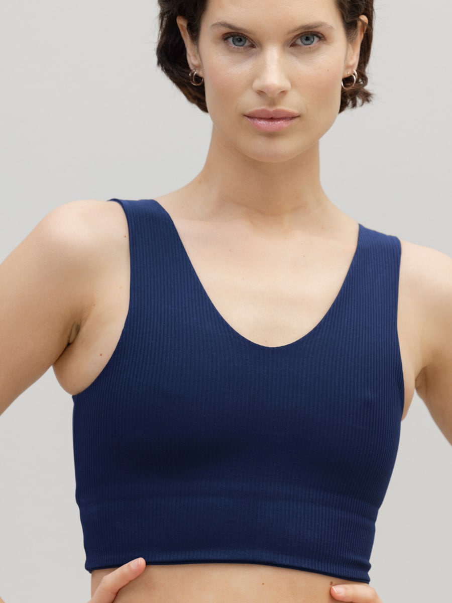 

Спортивный бюстгальтер-бралетт Hey Honey, темно-синий