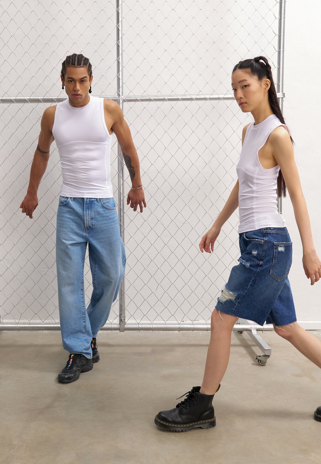 

Топ Unisex 2 Pack YOURTURN, белый/черный