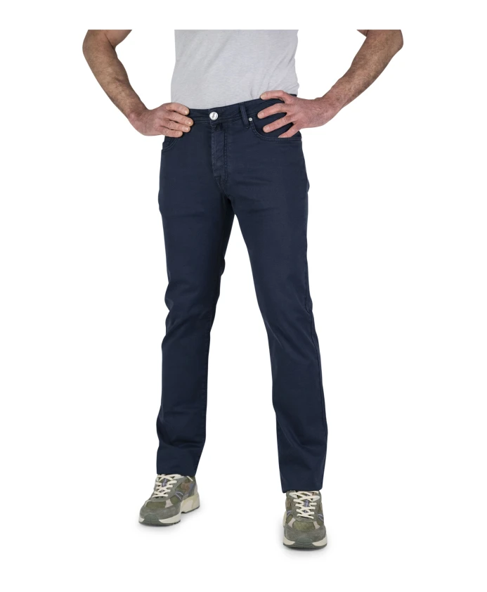 

Синие эластичные мужские брюки Jacob Cohã«N, синий