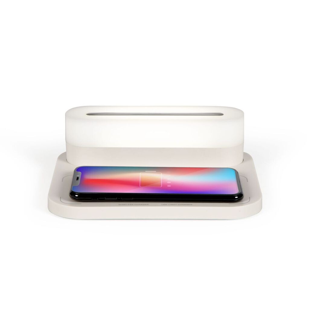 

LIVOO touch прикроватная лампа индукционная зарядная станция для смартфона USB TEA292W белый