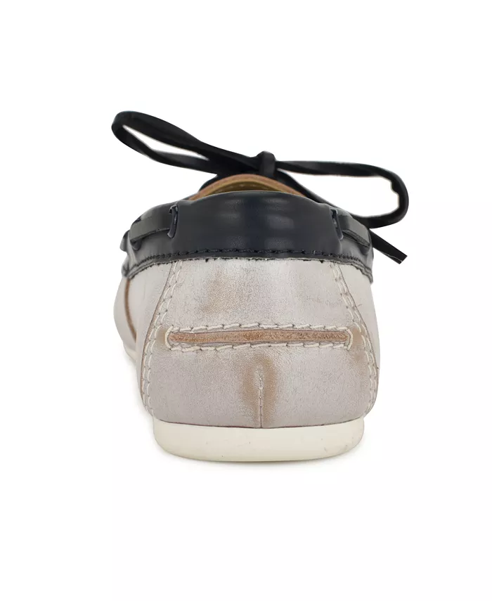 Женские яхтенные слипоны Boat Shoes Nine West, мультиколор — фото 3