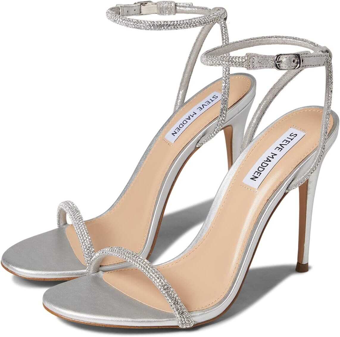 

Сандалии Steve Madden Breslin Heeled Sandal, серебряный