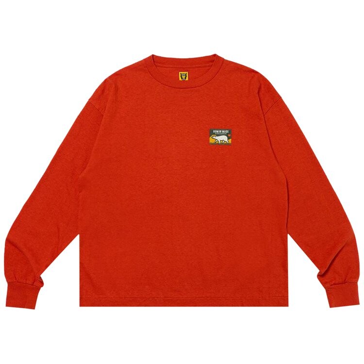 

Футболка Human Made Graphic Long-Sleeve T-Shirt, красный