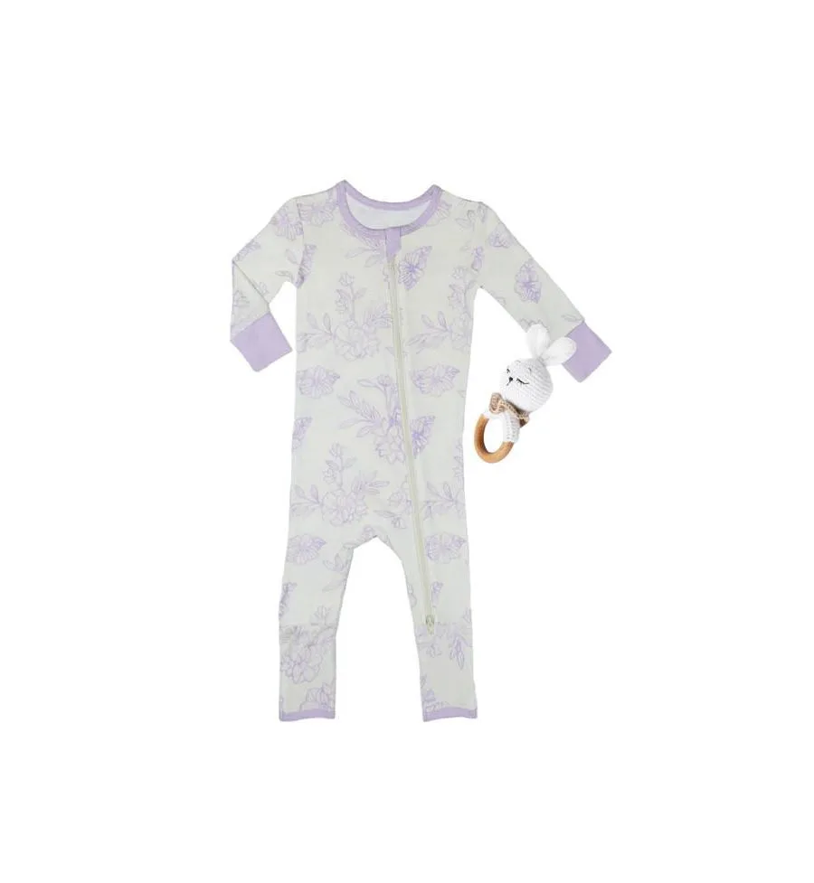 Baby Grey By Everly Grey Детский серый комбинезон-трансформер для девочек от Everly Grey с длинными рукавами — фото 3