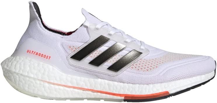 Мужские кроссовки Adidas Ultraboost 21, белый/черный/красный — фото 2