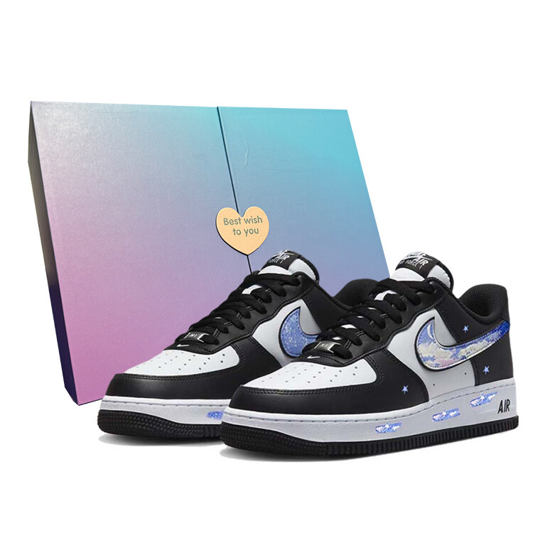 

Кроссовки Nike Air Force 1 Skateboarding Shoes Unisex Low-top, черный