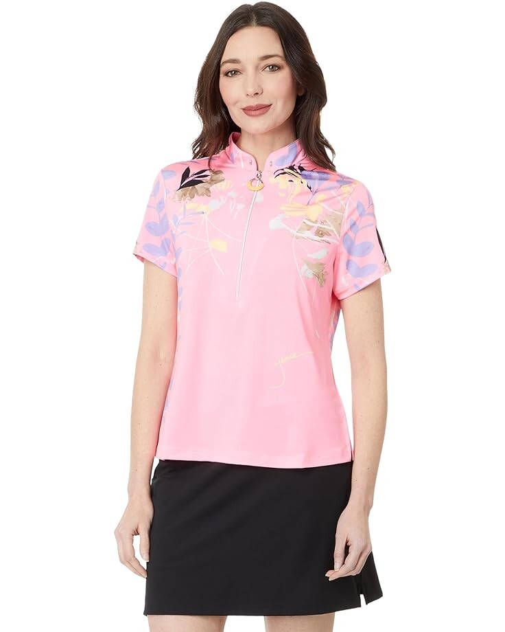 

Топ Jamie Sadock Flora Short Sleeve, цвет Cotton Candy
