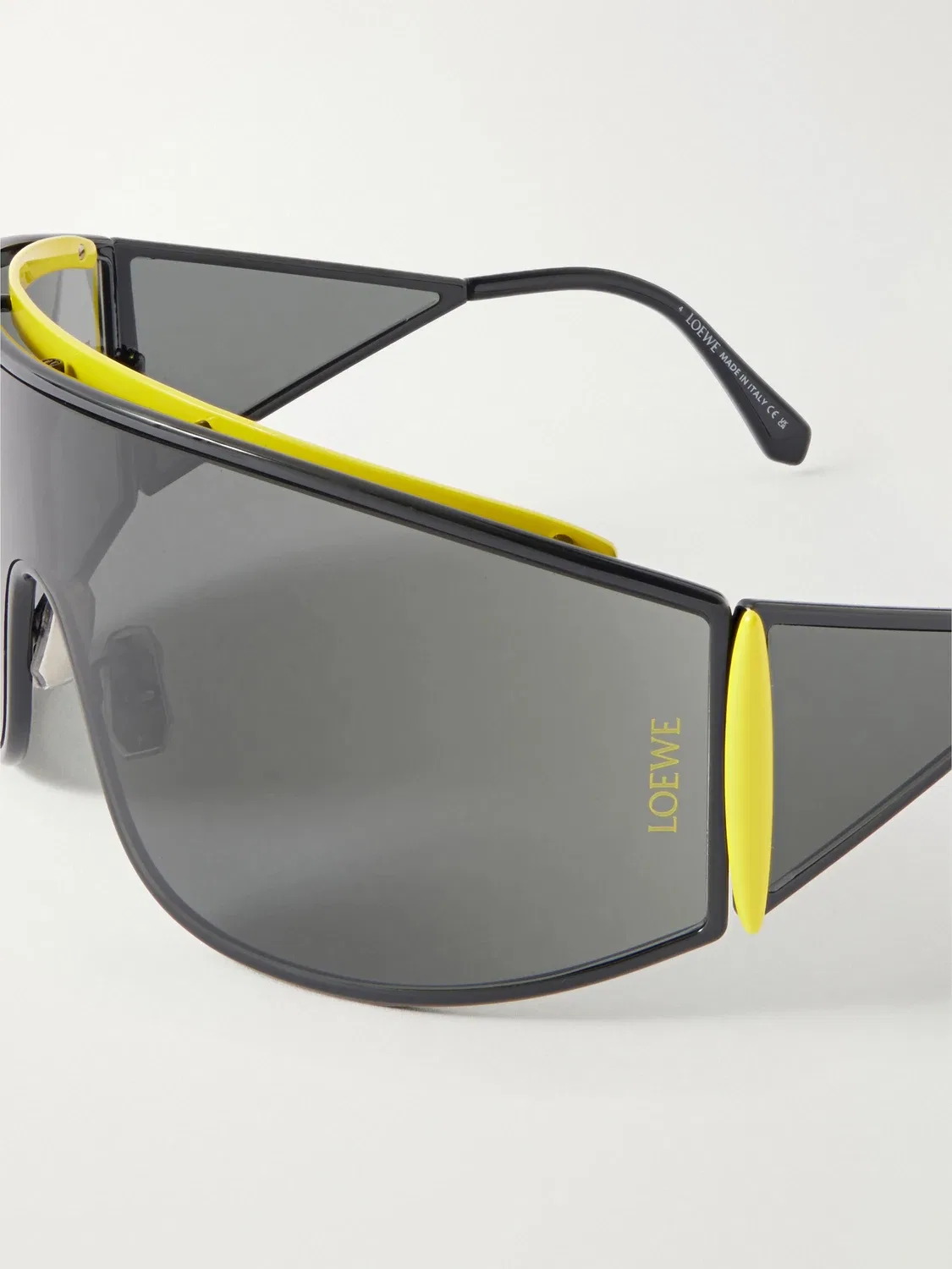 Солнцезащитные очки в металлической оправе-маске LOEWE EYEWEAR — фото 4