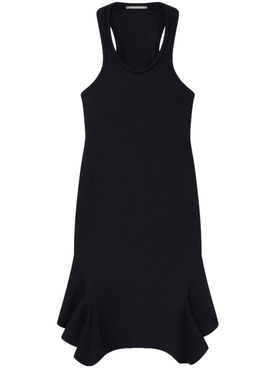 

Stella McCartney платье с баской, черный