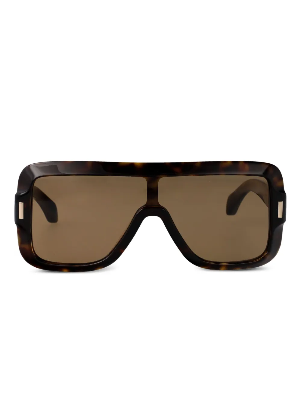 

Солнцезащитные очки-маска Ferragamo, коричневый