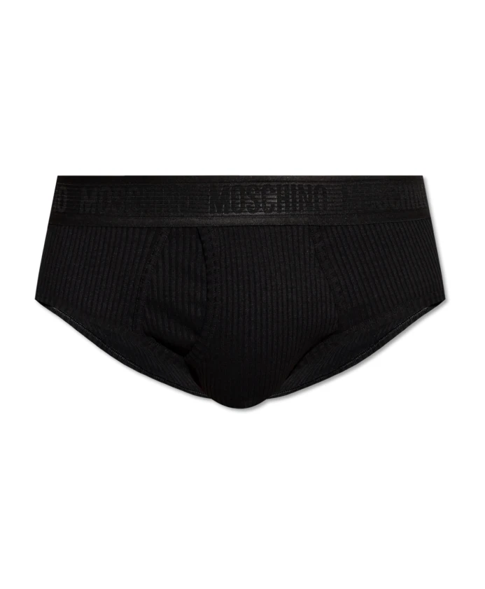 

Трусы в рубчик Moschino, черный