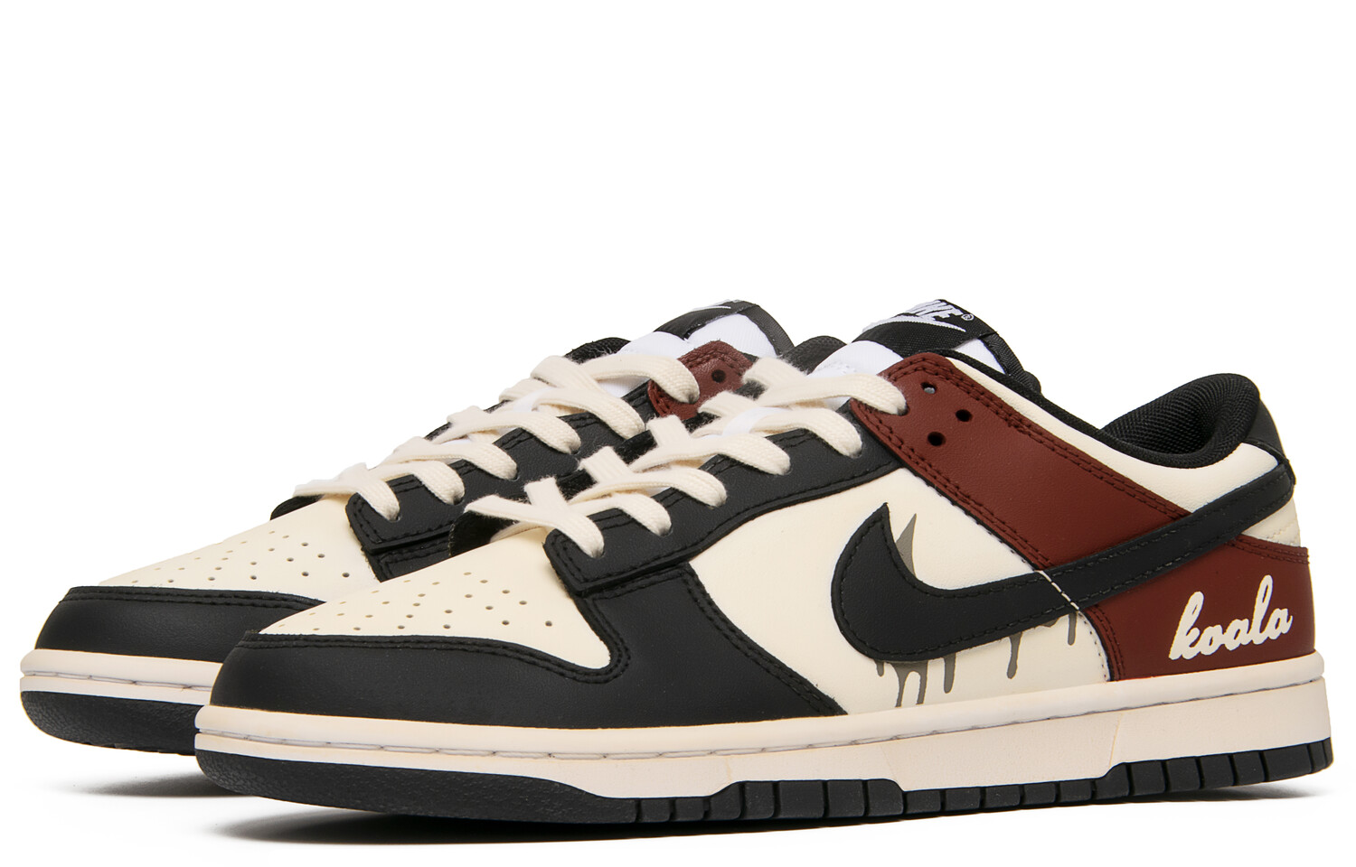 

Кроссовки Nike Dunk Skateboarding Shoes Unisex Low-top Black/Red, черный/красный