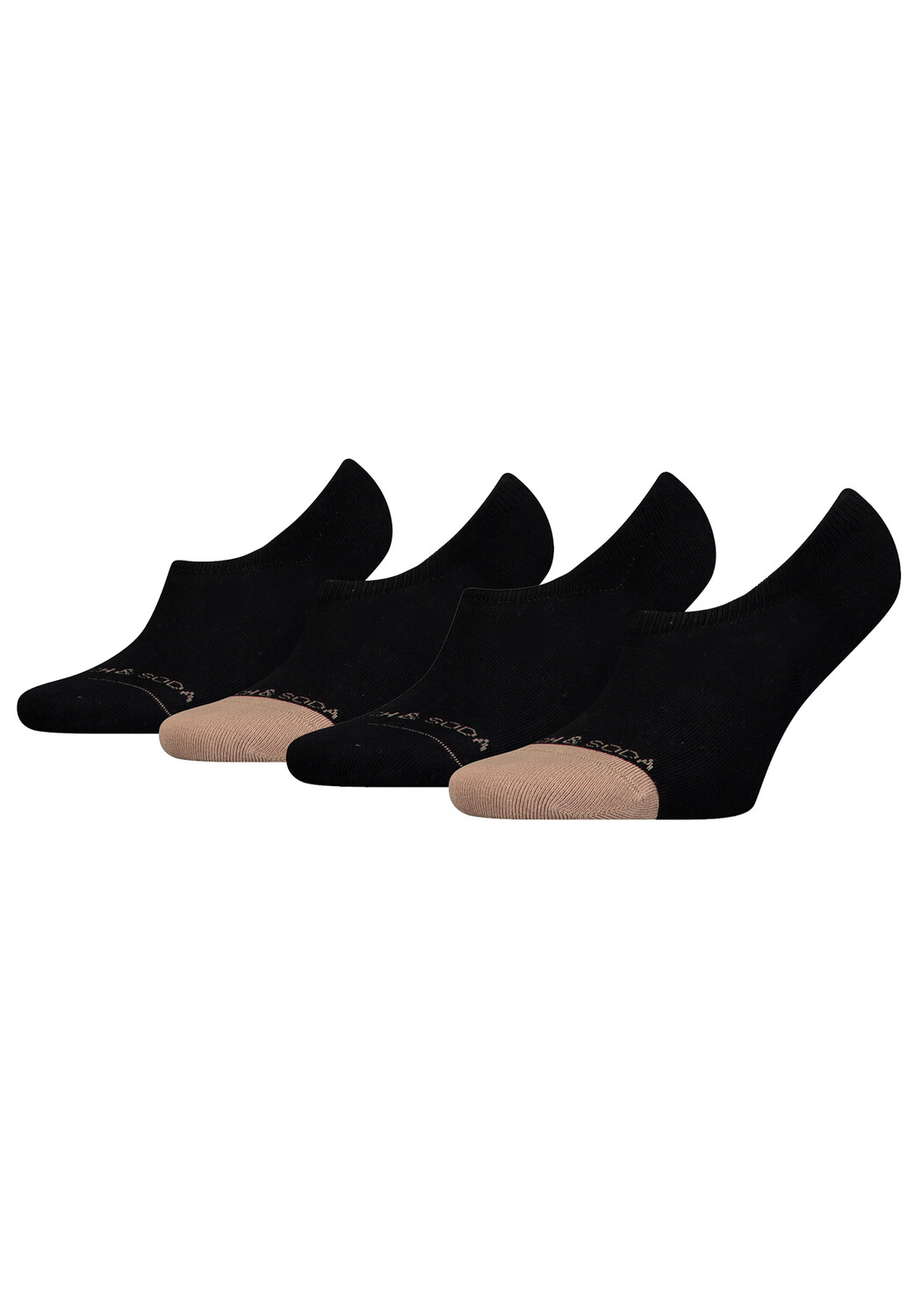 

Носки Scotch & Soda SCSO Dip Toe FOOTIE 4P, черный