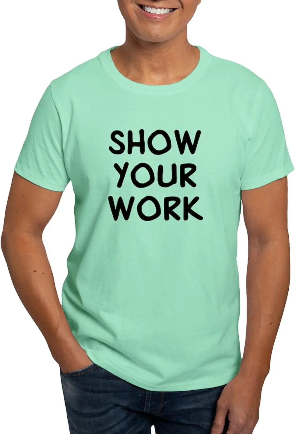 

Футболка мужская Show Work, 100% Cotton, Classic Graphic, белая CafePress