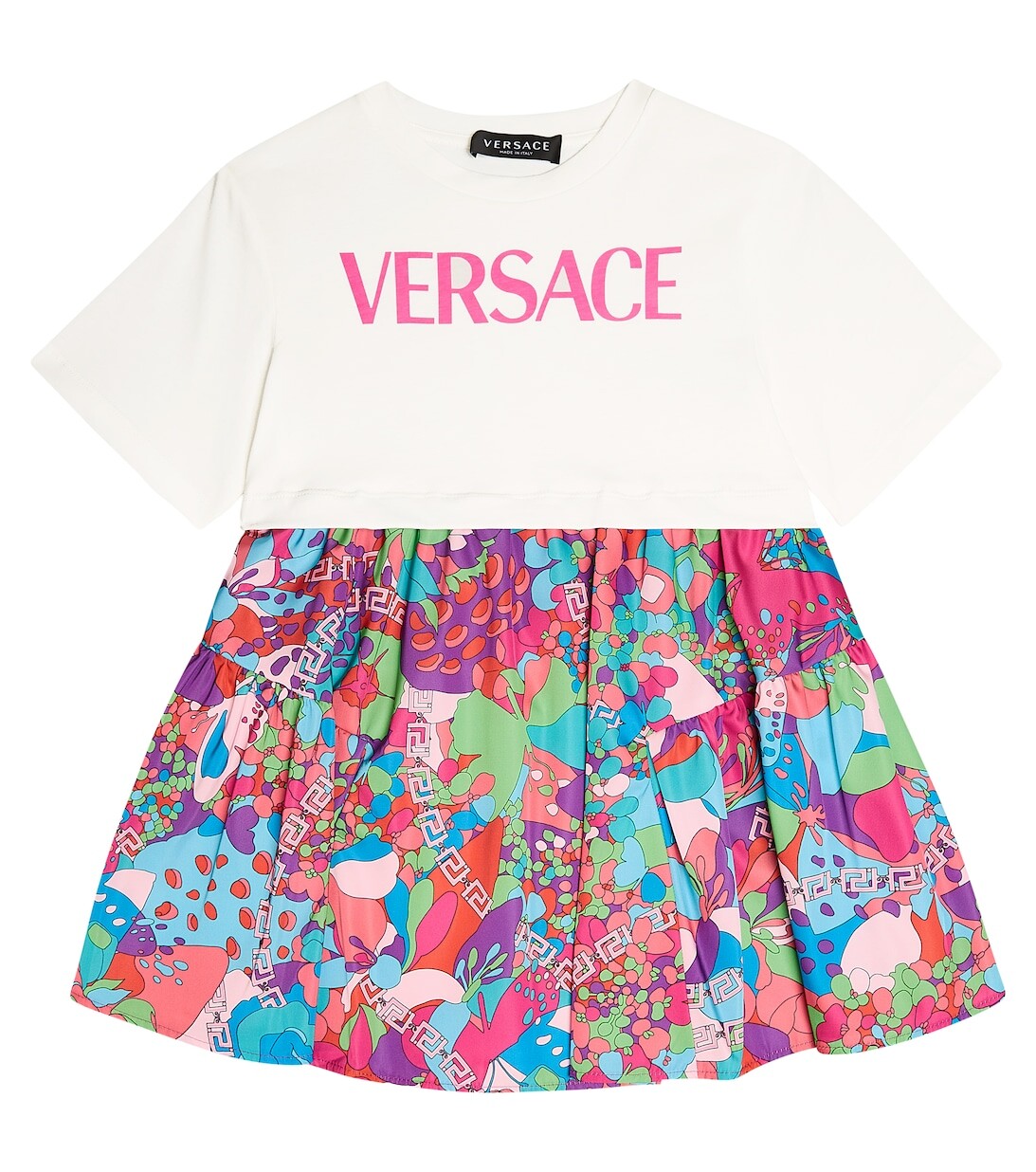 

Цветочное летнее платье Versace, белый