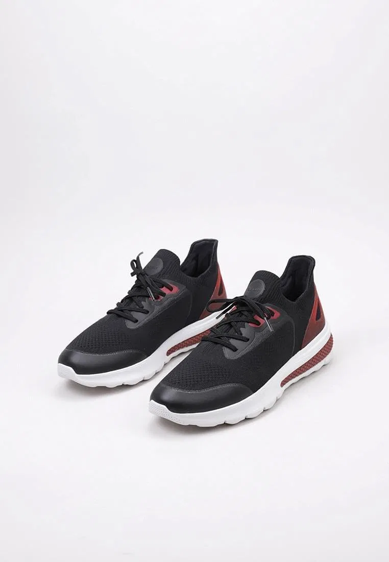 Мужские кроссовки Geox U Spherica Actif, Black Red — фото 4
