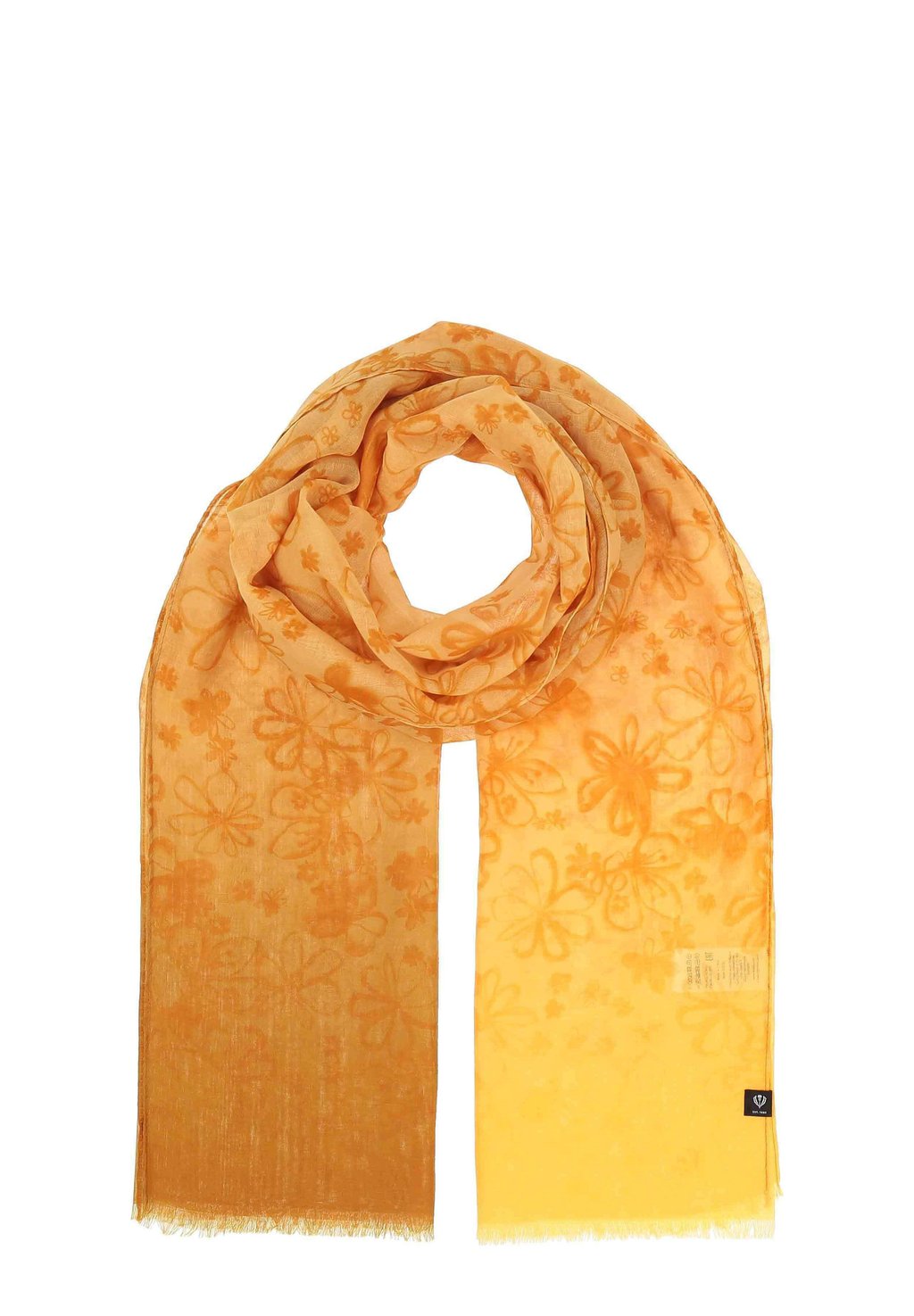 

Шарф OMBRE FLORAL STOLA FRAAS, золотой