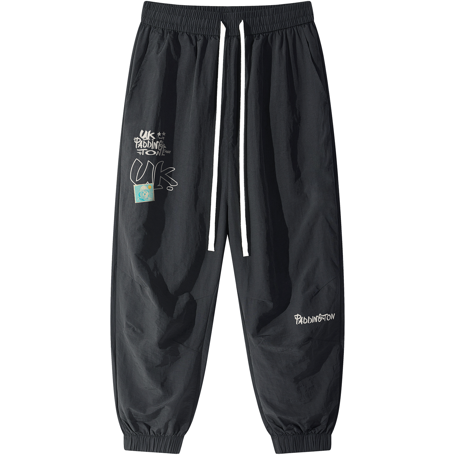 

Вязаные спортивные штаны унисекс Paddington Bears, абрикосовые (с флисовой подкладкой)