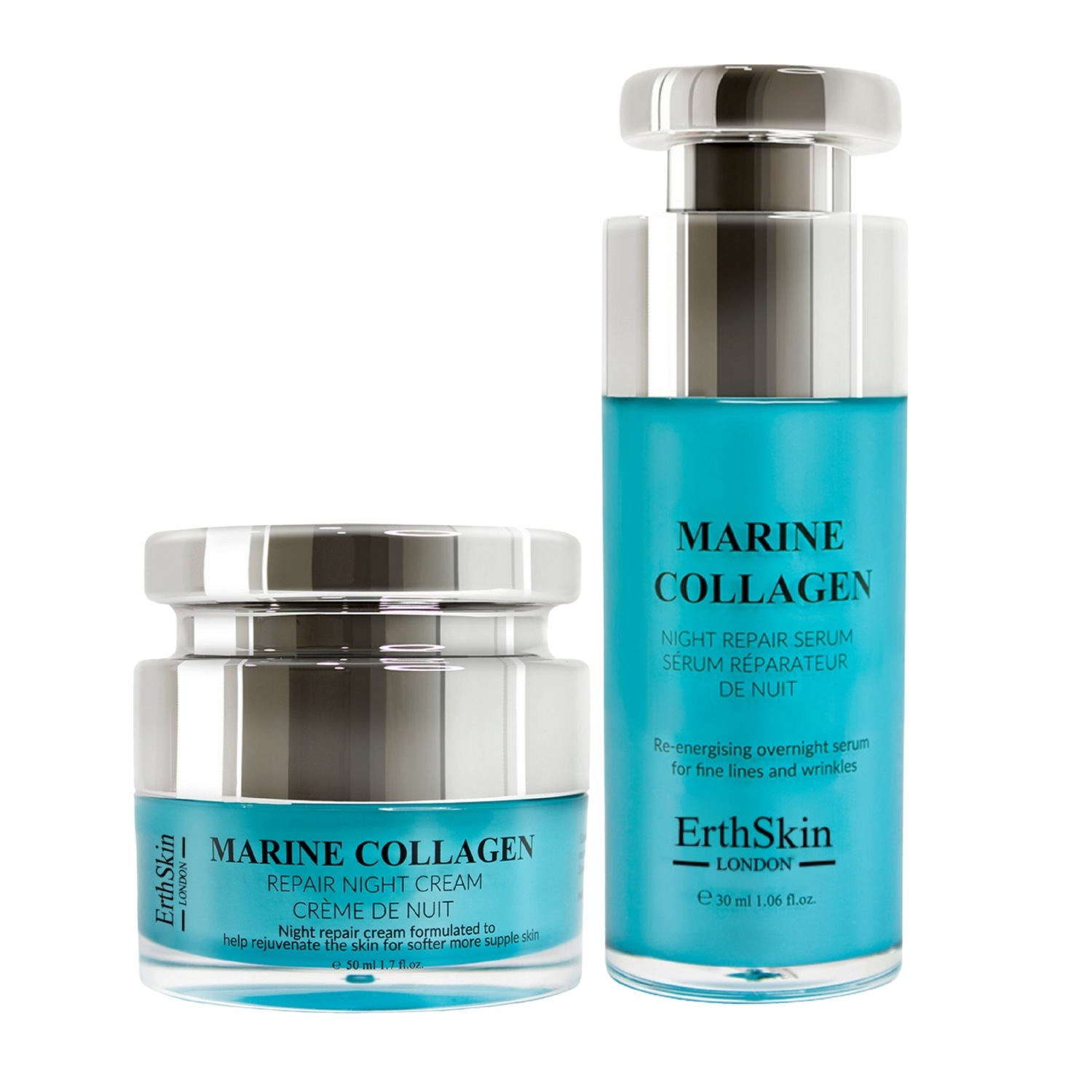 Сыворотка ErthSkin London — Marine nacht reparaturset , количество, 50 мл