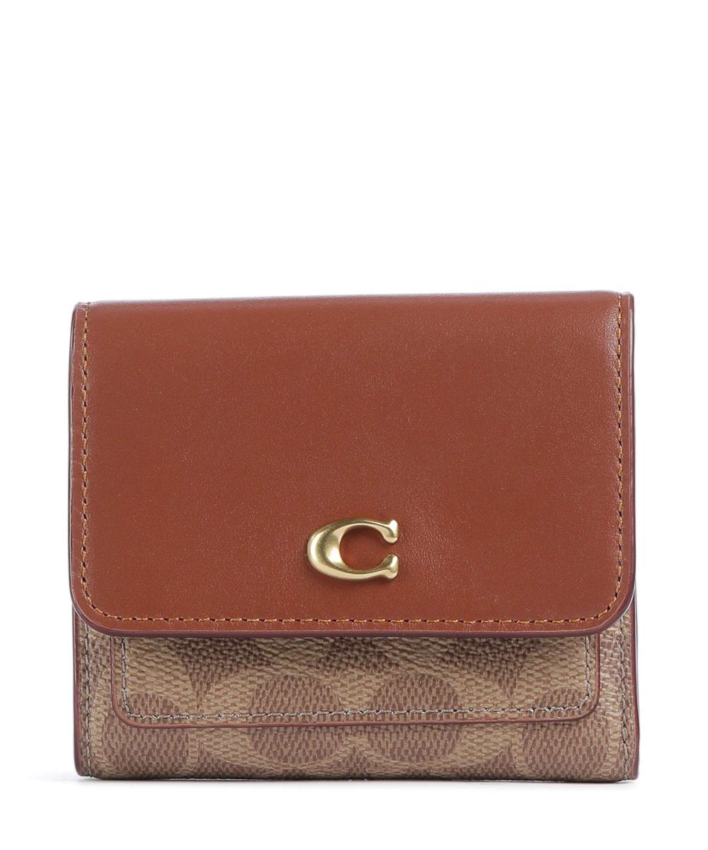 

Фирменный кошелек Essential из полиэстера и коровьей кожи Coach, коричневый