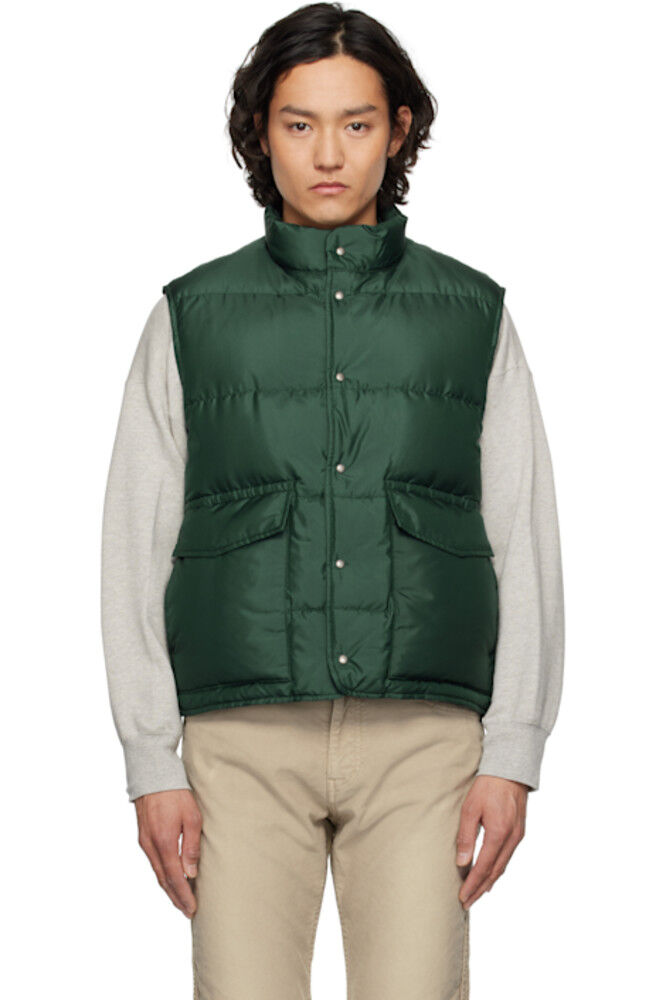 

Зеленый жилет Karluk Down visvim
